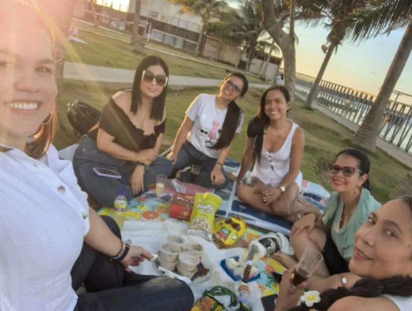 Picnic al atardecer